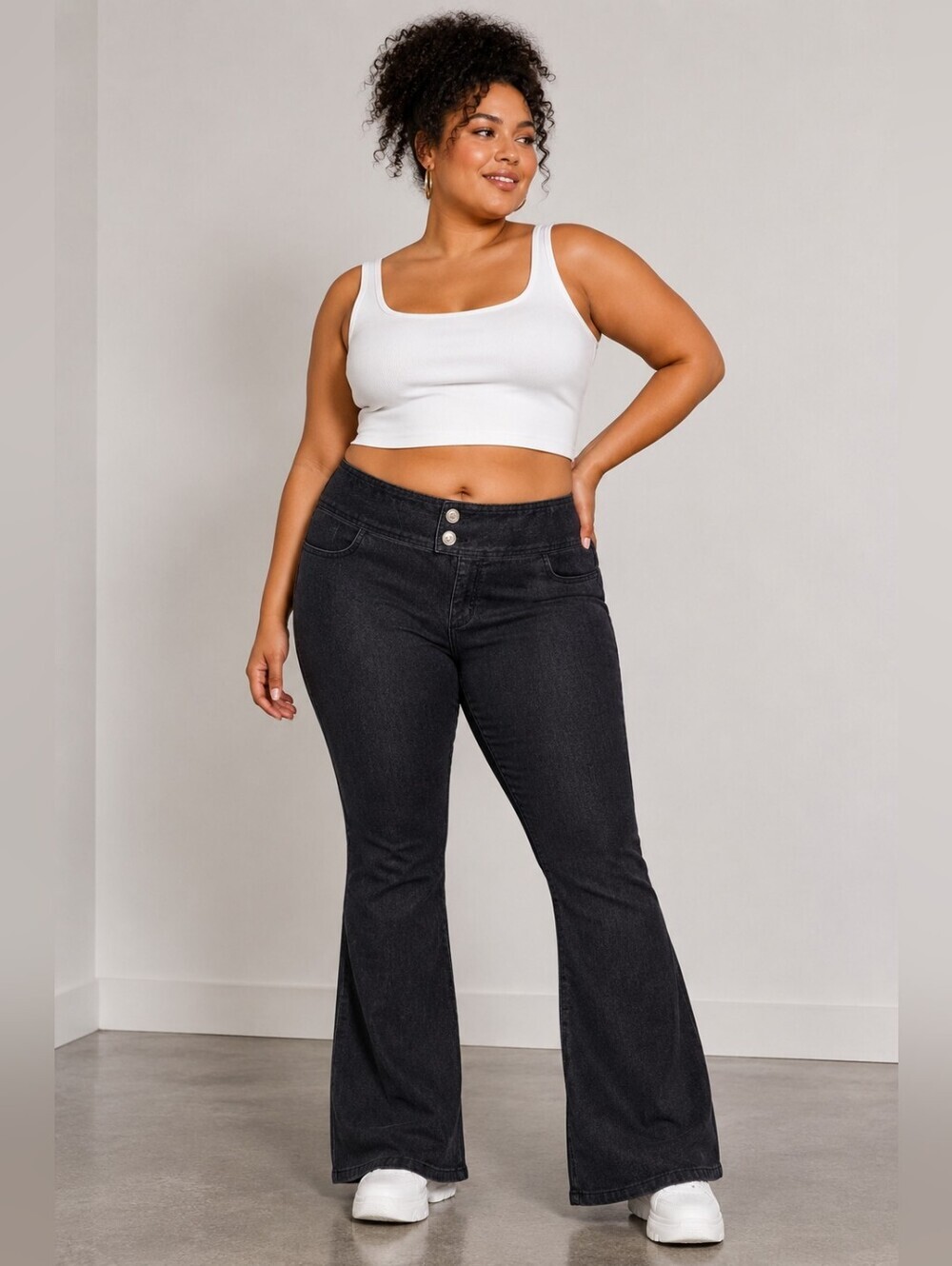 ✨ Y2K Baddie Low Rise Flare Jeans